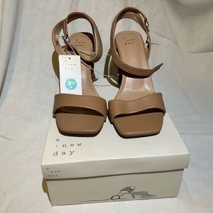 Brand new still in the box chunk heel sandals
